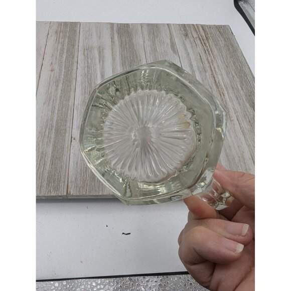 Vintage Heisey #2 Glass Creamer 1930’s Clear Hexagon - Picture 6 of 6